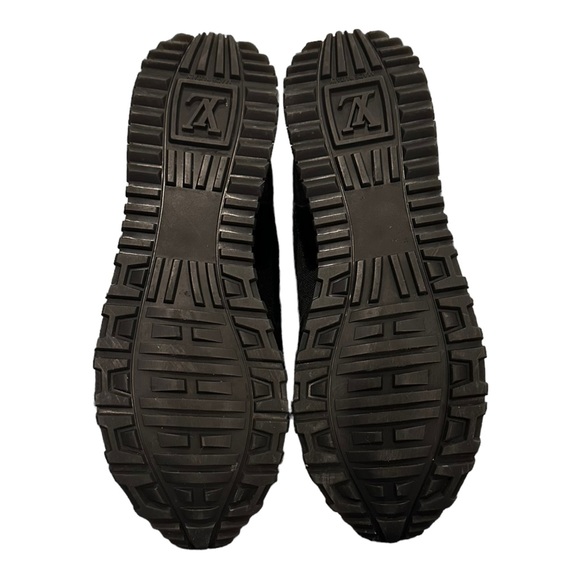 Louis Vuitton Run Away Sneaker size 39/8.5 Black Brown Gold LV Women’s shoe-Sold - Picture 12 of 16